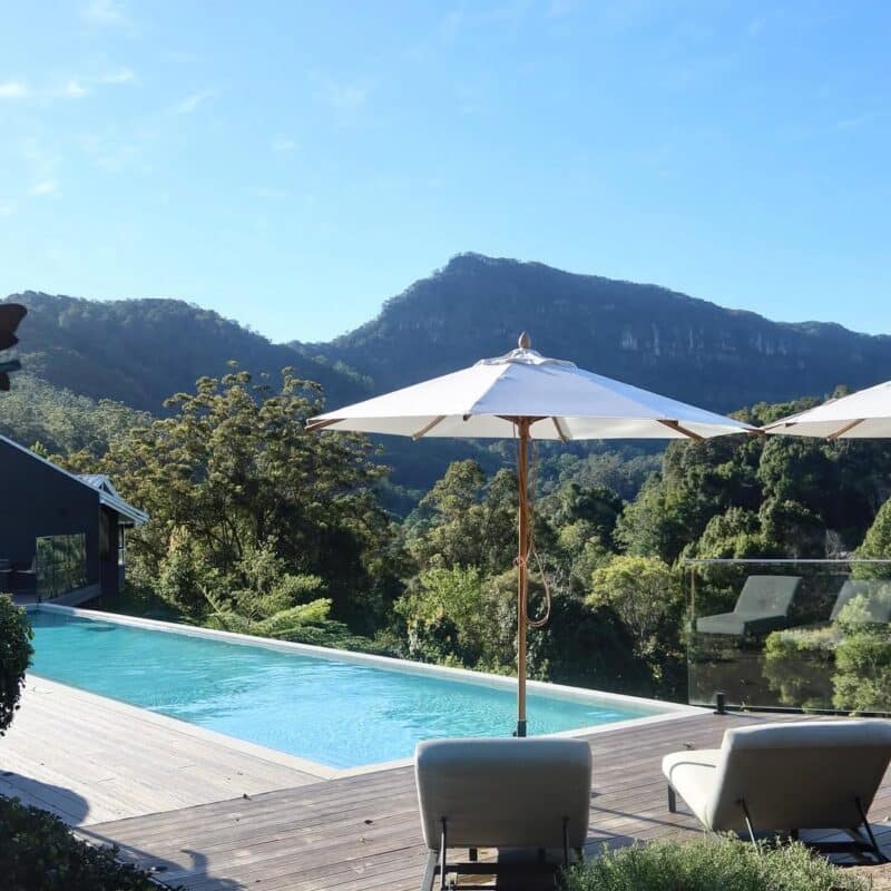 Eden view from the pool
